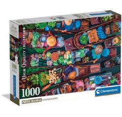 CLEMENTONI CASSE-TÊTE 1000 PIÈCES - MARCHÉ FLOTTANT THAÏ #39932